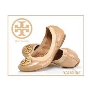 Tory Burch Cream Flats